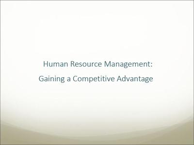 Human Resource Services